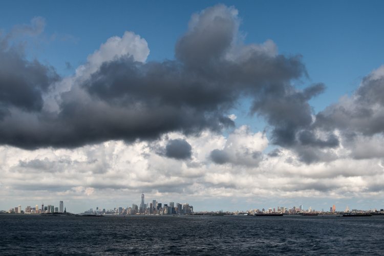 Jersey City, Manhattan & Brooklyn - Staten Island Ferry, New York, NY, USA - August 19, 2015