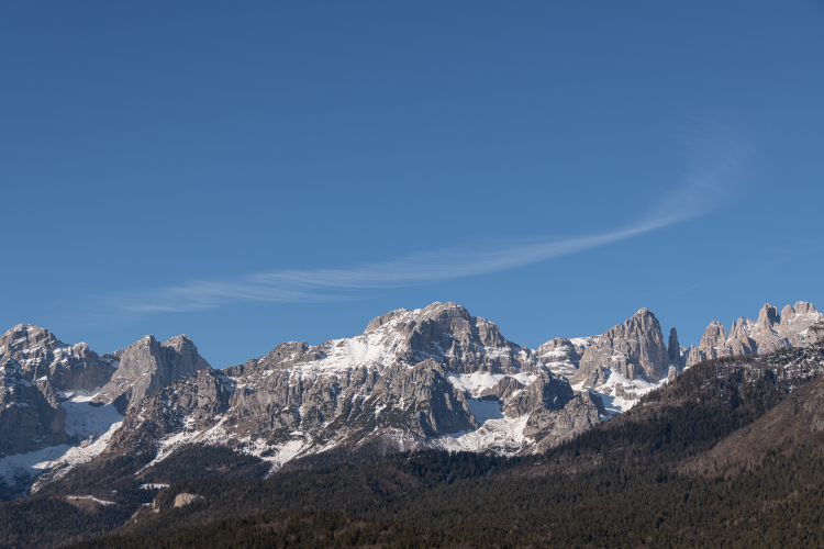Monte Daino - Andalo, Trento, Italy - February 13, 2022