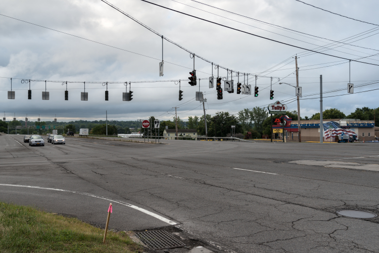 Intersection - Liverpool, New York, USA - August 12, 2015