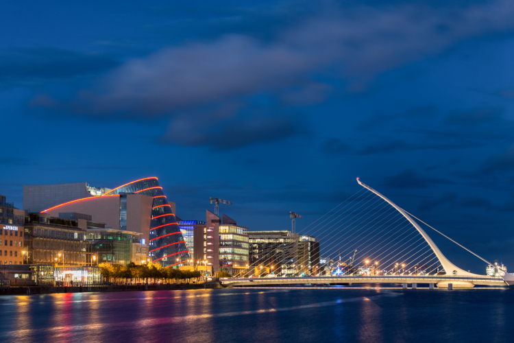 Samuel Beckett Bridge - Dublin, Ireland - August 18, 2017