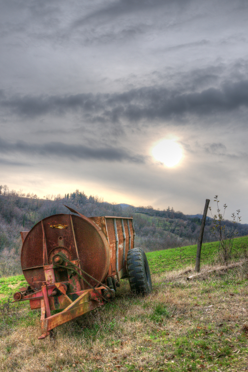 Agricultural Machine - Albinea, Reggio Emilia, Italy - December 18, 2011