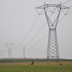 Power lines - Albareto, Modena, Italy - January 26, 2009