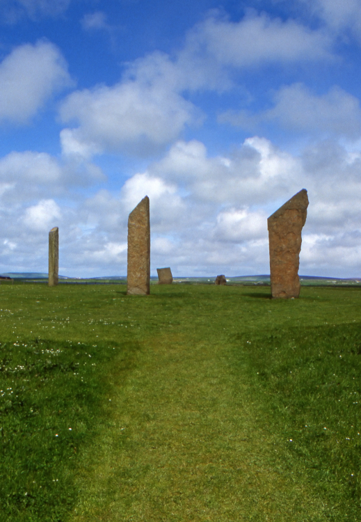 Standing Stones of Stenness - Orkney, Scotland, UK - June 1, 1989