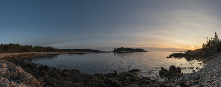 West Pond - Schoodic Peninsula, Acadia National Park, Winter Harbor, Maine, USA - September 26, 2023
