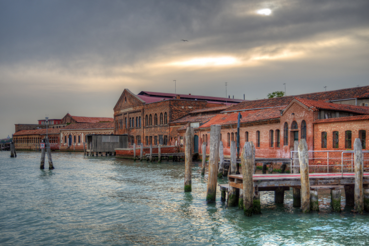 Almost Sunset - Murano, Venice, Italy - April 18, 2014