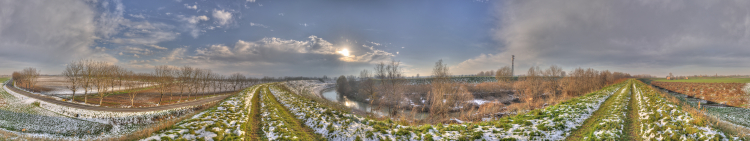 Panaro River - Caselle, Crevalcore, Bologna, Italy - December 10, 2012