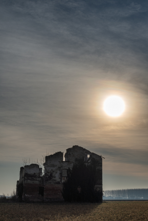 Ruin - Correggio, Reggio Emilia, Italy - January 13, 2019