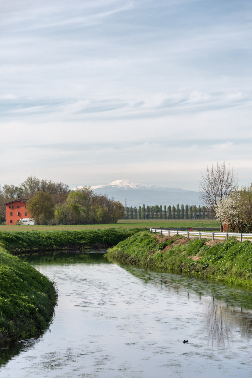 Canale Naviglio - Albareto, Modena, Italy - April 8, 2019