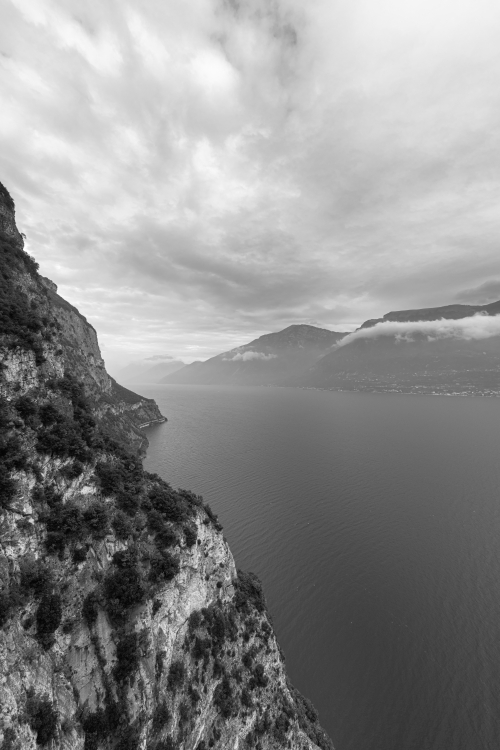 Lake Garda - Tremosine, Brescia, Italy - October 18, 2019