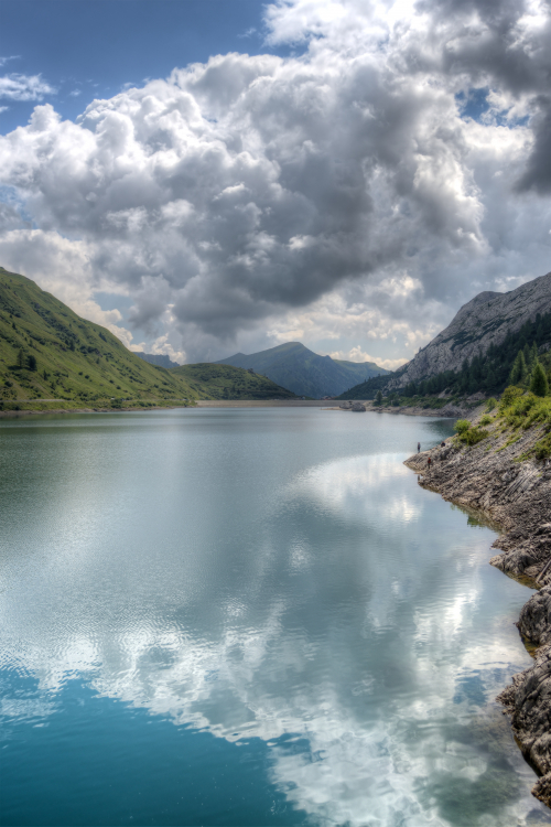 Fedaia Lake - Canazei, Trento, Italy - August 13, 2013