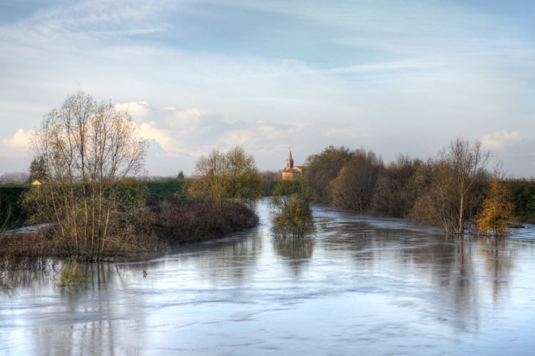 Panaro River - Caselle, Crevalcore, Bologna, Italy - November 29, 2012