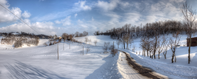 Winter Landscape - Carpineti, Reggio Emilia, Italy - February 5, 2012