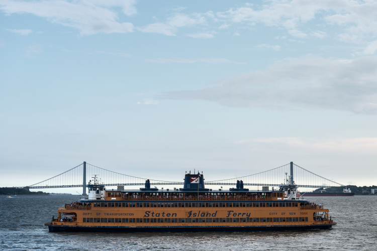 Staten Island Ferry - New York, NY, USA - August 19, 2015