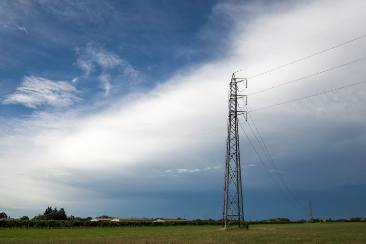 Power Lines - Fellegara, Scandiano, Reggio Emilia, Italy - December 8, 2011